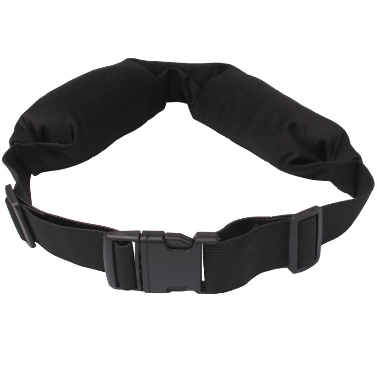 Sports Waterproof Elastic Waist Bag Two Pockets Fanny Pack Zip Pouch, Green