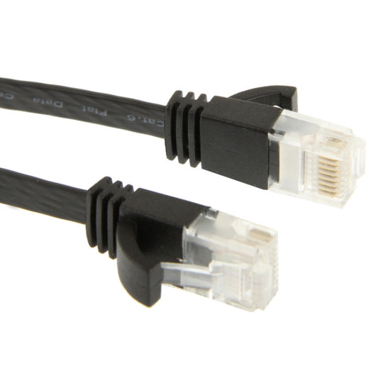 5m CAT6 Ultra-thin Flat Ethernet Network LAN Cable, 5m Black