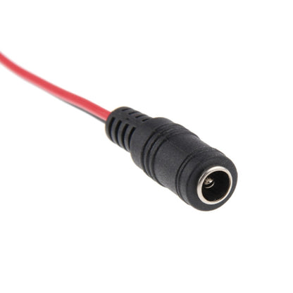 100 قطعة من محول موصل برميل أنثى تيار مستمر 5.5 × 2.1 مم لجهاز التحكم في إضاءة LED، الطول: 30 سم