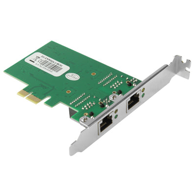 محول بطاقة وحدة تحكم PCI-Express Dual Gigabit Ethernet بمنفذين RJ45 10/100/1000 BASE-T (IO-PCE8111-2GLAN)، منفذين RJ45