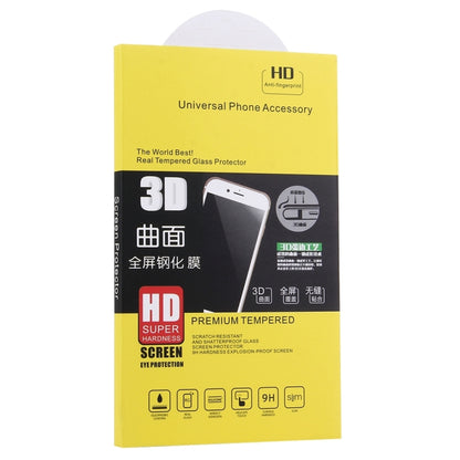 0.3mm 9H Surface Hardness 3D Curved Surface Full Screen Cover Explosion-proof Tempered Glass Film for Galaxy S6 edge