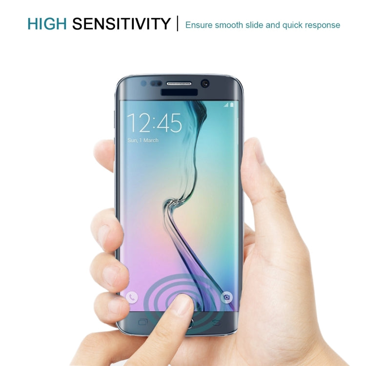 0.3mm 9H Surface Hardness 3D Curved Surface Full Screen Cover Explosion-proof Tempered Glass Film for Galaxy S6 Edge+ / G928