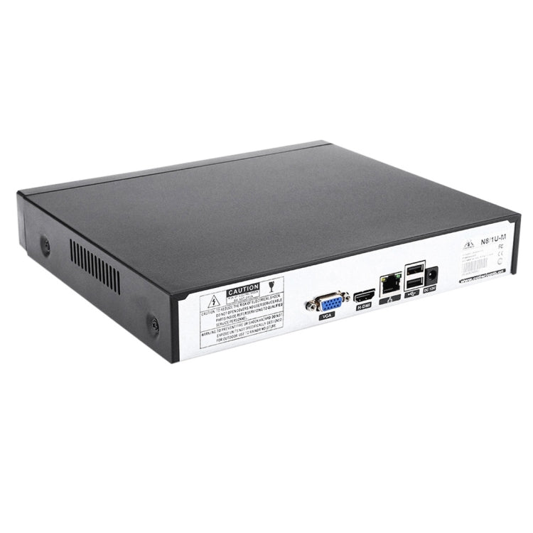 مسجل فيديو رقمي N8/1U-M 8CH H.264 NVR شبكي HDD، يدعم VGA / RJ45 NET / USB 2.0، N8/1U-M 8CH