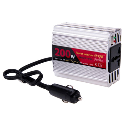 SUVPR DY-8103 200W DC 12V to AC Car Power Inverter with 500mA USB Port & Universal Power Socket, AC 110V, S-TC-1204A