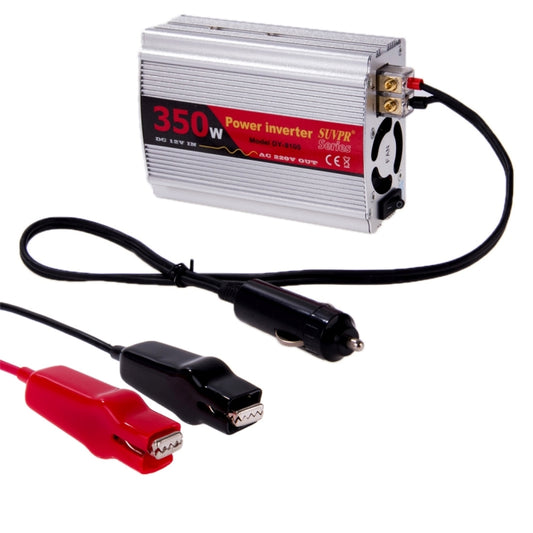 SUVPR DY-8105 350W DC 12V to AC 220V Car Power Inverter with 500mA USB Port & Universal Power Socket, 350W DC 12V to AC 220V