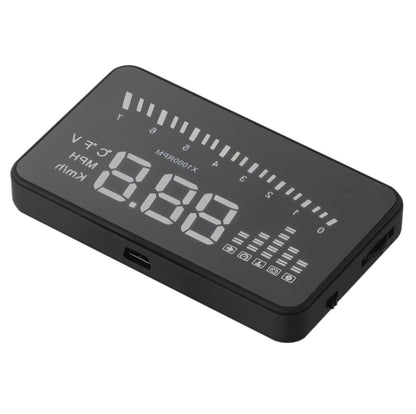 X5 HUD 3 inch Universal Multi Car Head Up Display with OBDII EOBD System, Light Sensors, Rotation Speed, Rotation Speed Unit, Unit Mark, Voltage, Water Temperature, Alarm mark, X5 HUD 3 inch