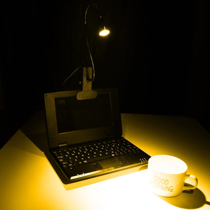 3W 360 Degree Rotation USB Metal Flexible Neck LED Light with Switch & Clip (Warm White Light Silver), S-UL-3119, S-UL-3119A, S-UL-3119B, S-UL-3119S