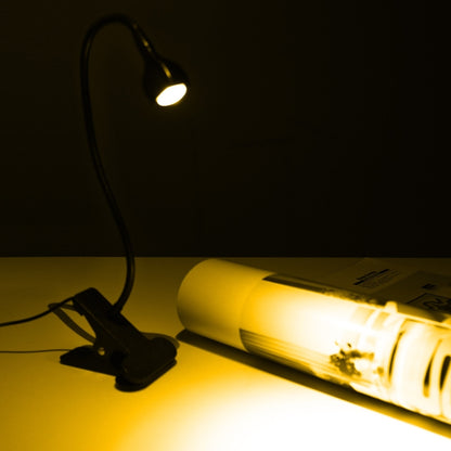 3W 360 Degree Rotation USB Metal Flexible Neck LED Light with Switch & Clip (Warm White Light Silver), S-UL-3119, S-UL-3119A, S-UL-3119B, S-UL-3119S