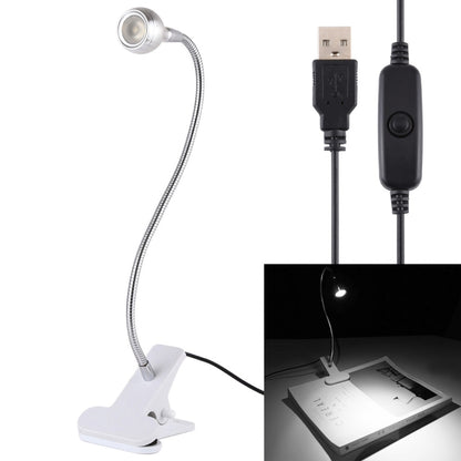 3W 360 Degree Rotation USB Metal Flexible Neck LED Light with Switch & Clip (Warm White Light Silver), S-UL-3119, S-UL-3119A, S-UL-3119B, S-UL-3119S