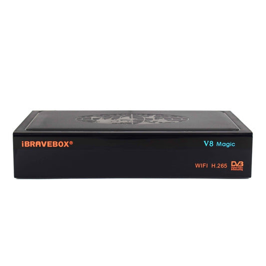 جهاز قياس إشارة الأقمار الصناعية الرقمي iBRAVEBOX V8 MAGIC، يدعم H.265+DVB-S/S2 وIPTV، قابس أمريكي، قابس أمريكي