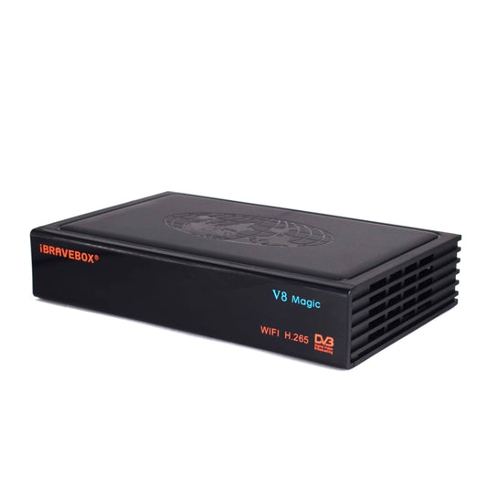 جهاز قياس إشارة الأقمار الصناعية الرقمي iBRAVEBOX V8 MAGIC، يدعم H.265+DVB-S/S2 وIPTV، قابس أمريكي، قابس أمريكي