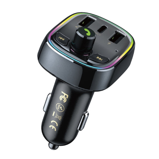 شاحن سيارة سريع WK WP-C39 USB+USB-C/Type-C MP3 Bluetooth، WP-C39