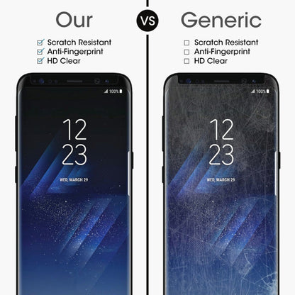 لهاتف Galaxy S8+ / G955، 0.26 مم، صلابة سطح 9H، مقاوم للانفجار ثلاثي الأبعاد، غير كامل الشاشة، منحني، مناسب للجراب، لهاتف Galaxy S8+ / G955، لهاتف Galaxy S8+ / G955، إطار أسود، لهاتف S8+ / G955، لهاتف Galaxy S8+