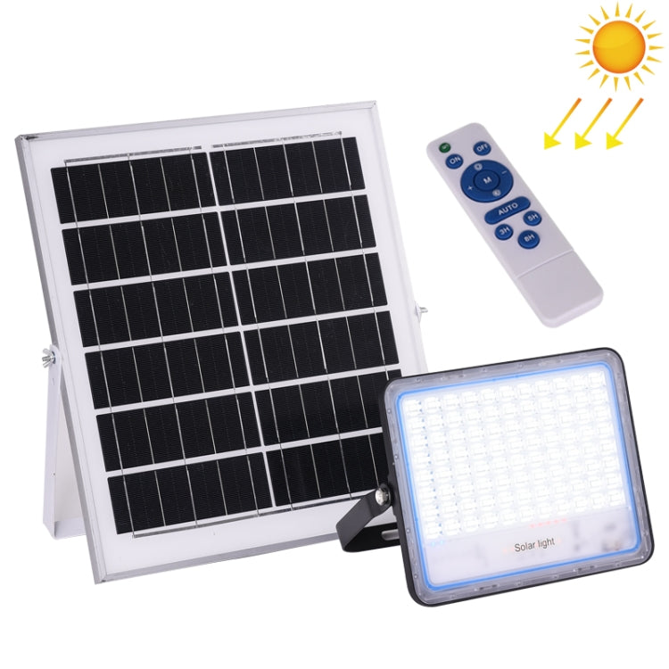 كشاف LED يعمل بالطاقة الشمسية SMD 2835 176 LED بقدرة 200 وات مع جهاز تحكم عن بعد