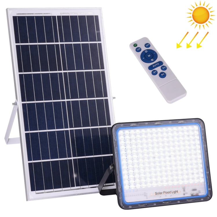 كشاف LED يعمل بالطاقة الشمسية، مزود بـ 400 واط SMD 2835 365 LED، مع جهاز تحكم عن بعد، بقوة 400 واط