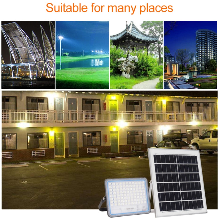كشاف LED يعمل بالطاقة الشمسية، مزود بـ 400 واط SMD 2835 365 LED، مع جهاز تحكم عن بعد، بقوة 400 واط