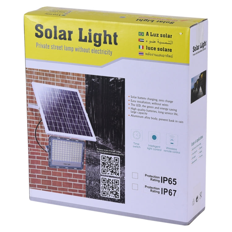 كشاف LED يعمل بالطاقة الشمسية، مزود بـ 400 واط SMD 2835 365 LED، مع جهاز تحكم عن بعد، بقوة 400 واط