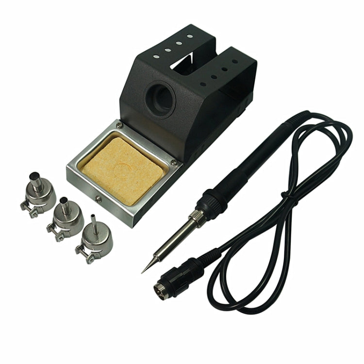 2 in 1 QUICK 706W+ 220V 50W Digital Display Hot Air Gun Anti-static Constant Temperature Lead-free Soldering Iron Desoldering Station, AU Plug, QUICK 706W+
