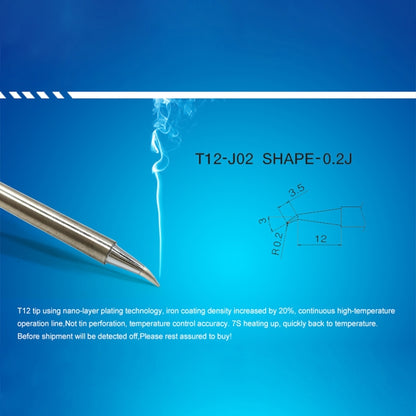 رأس مكواة لحام خالية من الرصاص من QUICKO T12-JL02، T12-J02، T12-JL02