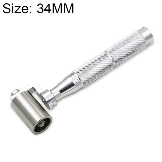 Household Wall Paper Stainless Steel Wheel Tool Seam Flat Roller with Bearing, Size: 34X24mm, Size: 34X24mm