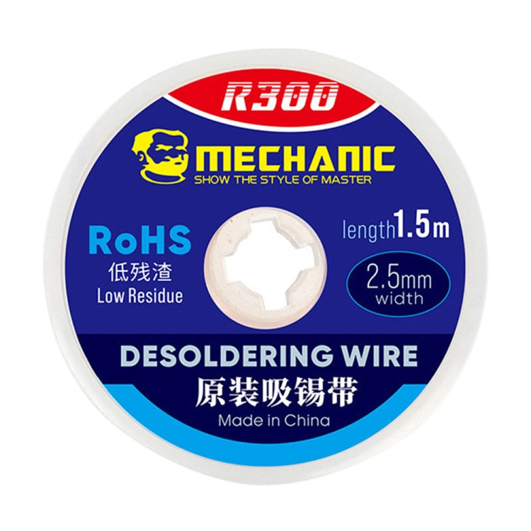سلك شفط قصدير MECHANIC R300 بطول 1.5 متر و2.5 مم، MECHANIC R300 بطول 1.5 متر و2.5 مم