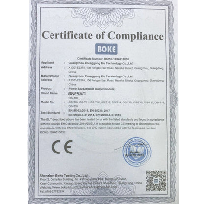 T09 3000W High Power Multi-Function Plug-in 3-Hole International Universal Jack + 6 USB Intelligent Charging