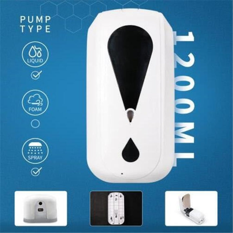 1200ML Wall-Mounted Touchless Automatic Infrared Sensor Drip Sterilization Dispenser