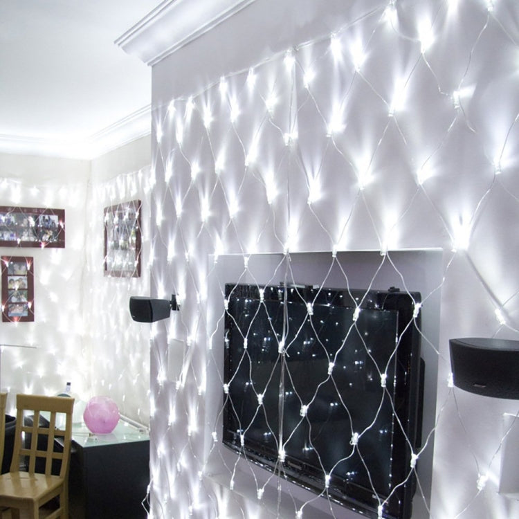 4 × 6 متر 672 مصابيح LED مقاومة للماء لشبكة صيد السمك، سلسلة أضواء ستائرية لحفلات الزفاف والعطلات، مصابيح زينة 220 فولت، قابس الاتحاد الأوروبي