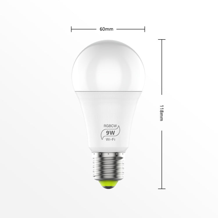 9W  E27 RGBCW WIFI LED Smart Bulb Wireless Smart Home Automation Light, 220V