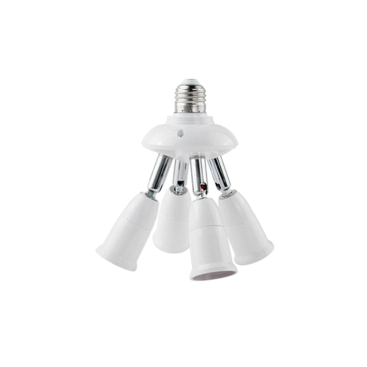 محول حامل مصباح LED قابل للتعديل من E27 إلى E27، مقبس محول حامل مصباح، 1 في 1، 2 في 1، 3 في 1، 4 في 1، 5 في 1