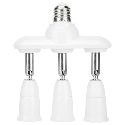 1 to 2/3/4/5 E27 to E27 Socket Distributor Adjustable Converter E27 LED Bulb Holder, 2 in 1, 3 in 1, 4 in 1, 5 in 1