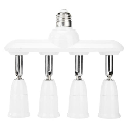 1 to 2/3/4/5 E27 to E27 Socket Distributor Adjustable Converter E27 LED Bulb Holder, 2 in 1, 3 in 1, 4 in 1, 5 in 1