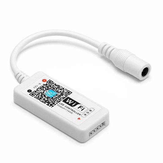 التحكم في الموسيقى ووضع المؤقت عبر الهاتف الذكي، وحدة تحكم LED RGB صغيرة تعمل بالواي فاي، وحدة تحكم RGB، وحدة تحكم RGB IR، وحدة تحكم RGBW IR، وحدة تحكم RGBW