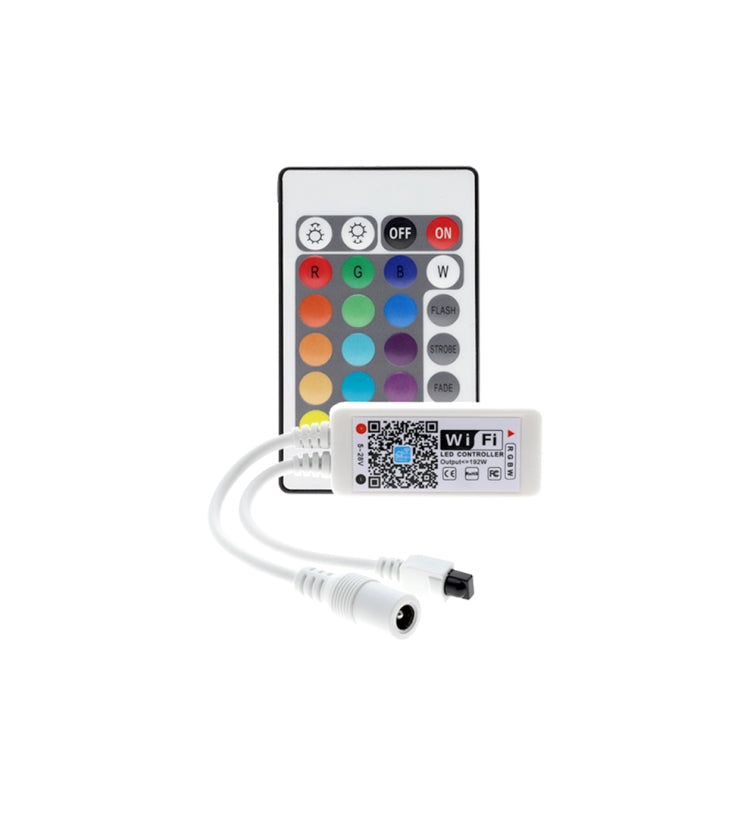 التحكم في الموسيقى ووضع المؤقت عبر الهاتف الذكي، وحدة تحكم LED RGB صغيرة تعمل بالواي فاي، وحدة تحكم RGB، وحدة تحكم RGB IR، وحدة تحكم RGBW IR، وحدة تحكم RGBW