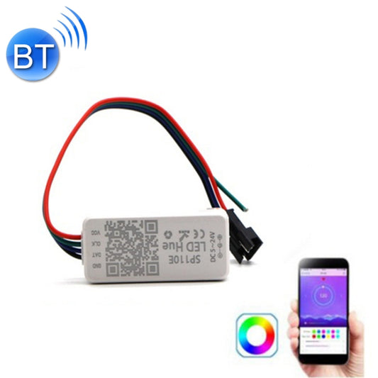 وحدة تحكم إضاءة بكسل بلوتوث SP110E WS2811 WS2812B WS2812 باهتة SK6812 RGB RGBW APA102 WS2801 شريط إضاءة ليد بكسل IOS Android