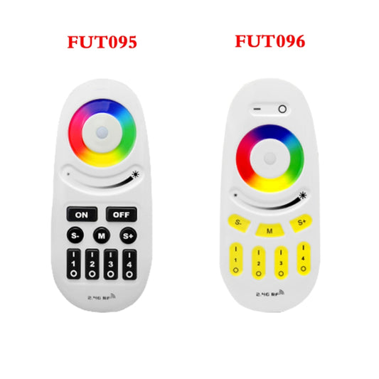 جهاز تحكم عن بعد لاسلكي Miboxer 2.4G بأربع مناطق RGBW RF من نوع زر لمصباح LED أو شريط LED RGBW، FUT095، FUT096