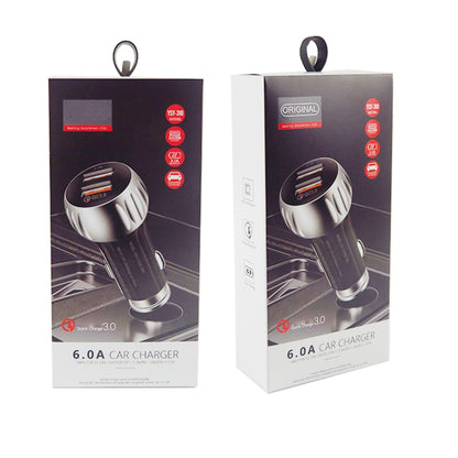 YSY-310QC18W QC3.0 Dual Port USB Car Chargrt for Apple / Huawei / Samsung / Xiaomi, YSY-310QC18W, Car Charger