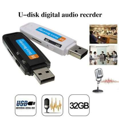 SK001 Professional Rechargeable U-Disk Portable USB Digital Audio Voice Recorder Pen Support TF Card