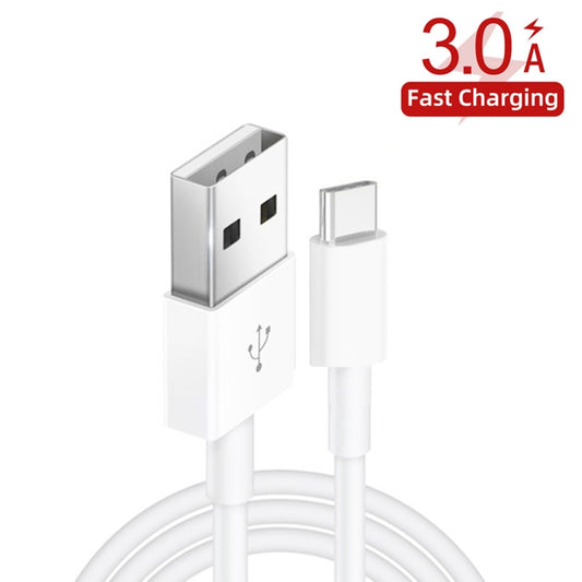 YSY-349 QC3.0 Dual Port USB Car Charger + 3A USB to USB-C / Type-C Data Cable, Length: 1m, with USB-C / Type-C Cable