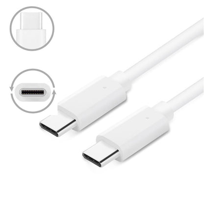 YSY-312PD QC3.0 18W USB + PD 20W USB-C / Type-C Car Charger with Type-C to Type-C Data Cable, PD 20W with Type-C to Type-C Cable