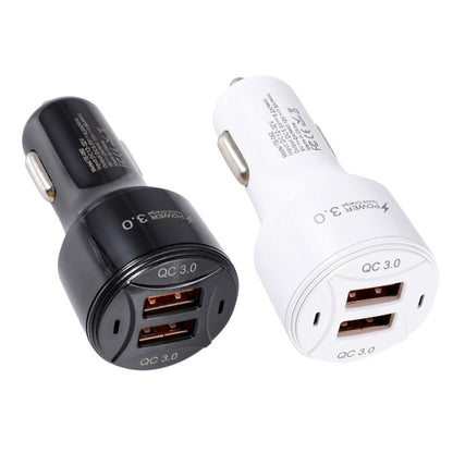 TE-092 36W Dual QC3.0 USB Fast Car Charger, Car Charger