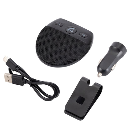 مكبر صوت حر اليدين مزود بواقي شمس للسيارة SP11 مع سماعة USB للسيارة، طقم مكبر صوت حر اليدين للسيارة، SP11