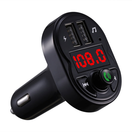 مجموعة X1 للسيارة بدون استخدام اليدين، جهاز إرسال FM، مستقبل صوت لاسلكي، مشغل MP3، شاحن USB مزدوج سريع، X1