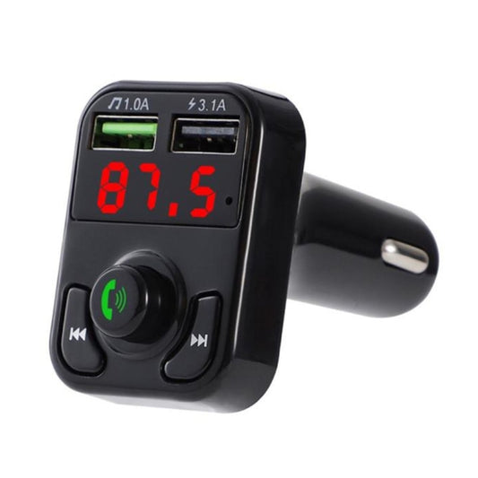 مجموعة سيارة لاسلكية X3 5.0 بدون استخدام اليدين، جهاز استقبال صوت لاسلكي FM، مشغل MP3، شاحن سريع رقمي مزدوج USB، X3