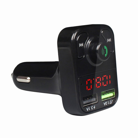 مجموعة سيارة لاسلكية X3 5.0 بدون استخدام اليدين، جهاز استقبال صوت لاسلكي FM، مشغل MP3، شاحن سريع رقمي مزدوج USB، X3