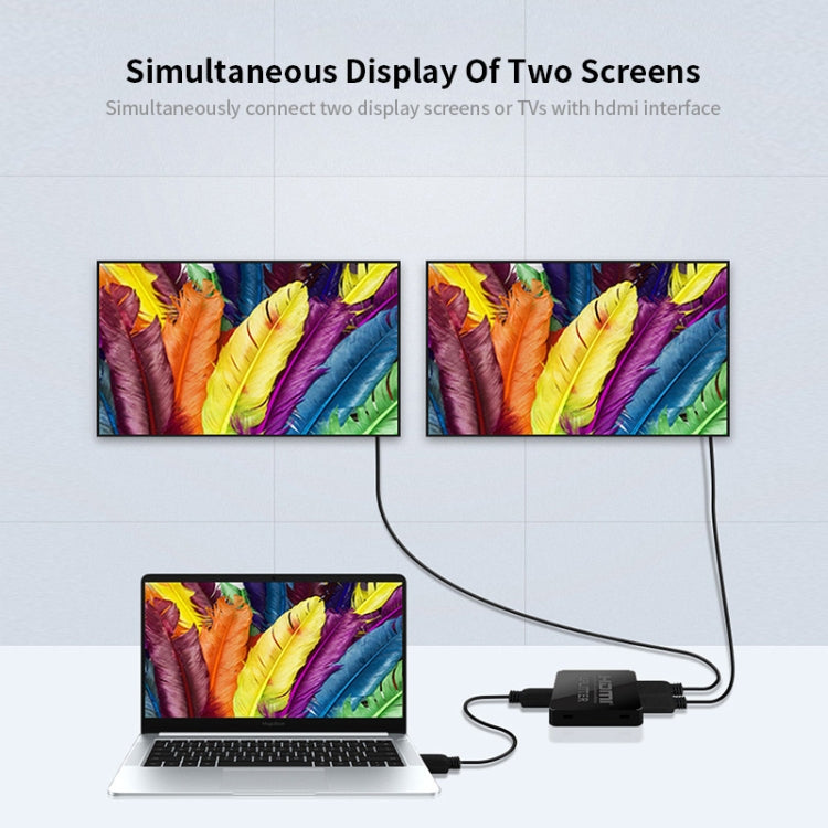 JSM 1 to 2 HDMI 1080P Switch Two Screen Simultaneous Display Spliter, 1 to 2 HDMI