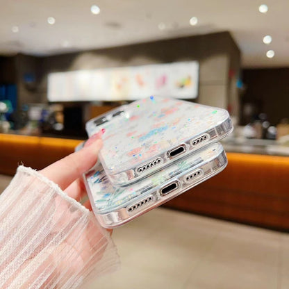 جراب هاتف من مادة TPU إيبوكسي صغيرة مزخرفة بزهور منعشة، مناسب لأجهزة iPhone 15 Pro Max وiPhone 15 Pro وiPhone 15 Plus وiPhone 15