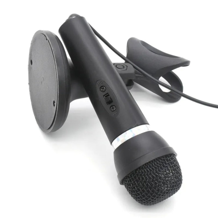 K-307 3.5mm Home Stereo MIC Computer Desktop Chatting Gaming Microphone with Stand, K-307