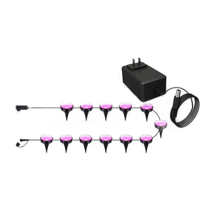 CP01 Outdoor WIFI Smart APP Control Garden Lamp Music Sync Outdoor Ground Lights, US Plug, EU Plug