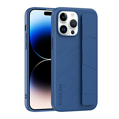Skin Elastic Wrist Grip Back Cover Phone Case, For iPhone 15 Pro Max, For iPhone 14, For iPhone 15 Pro, For iPhone 14 Pro, For iPhone 14 Plus, For iPhone 15 Plus, For iPhone 14 Pro Max, For iPhone 15